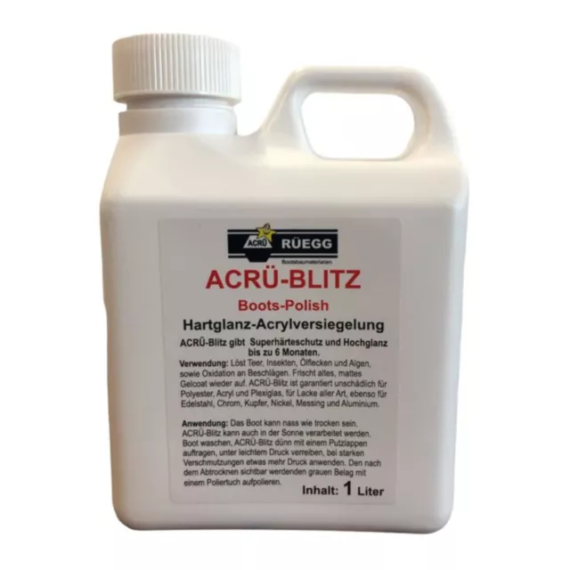 (23,79 EUR/l)  ACRÜ-Blitz Boots-Polish - 1,0 Liter - Politur