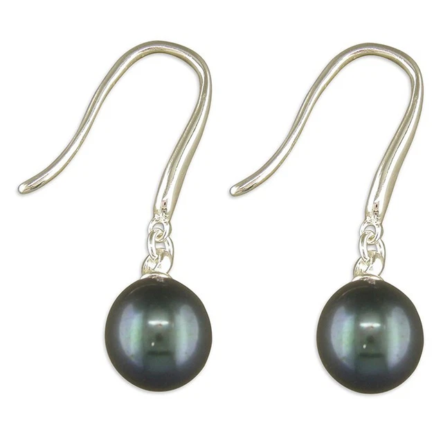 Boucles D'oreilles Goutte Argent 925 – Perles De Culture, Accents Diamant, Style élégant