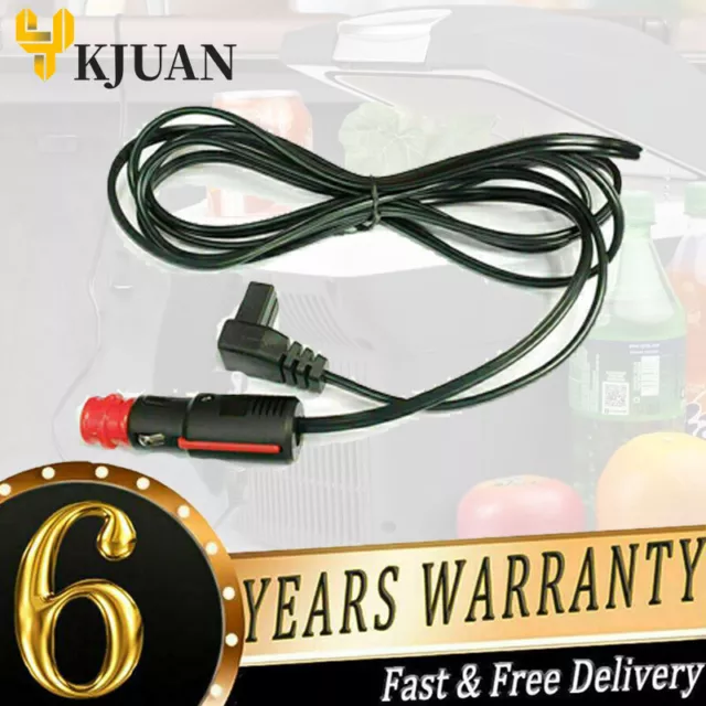 12V/24V DC Power Cord Car Fridge & Car Cooler Charger Cigarette Lighter Plug