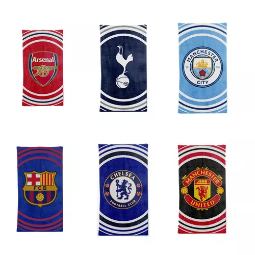 Football Towel - Arsenal, Barcelona, Tottenham, Chelsea Kids Gift Towel Pulse