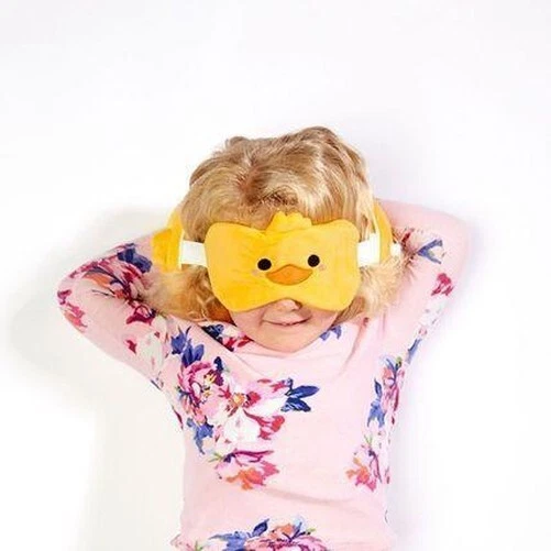 Ensemble Oreiller Et Masque Pour Les Yeux Pac-Man - Fantôme Rose - Relaxeazzz