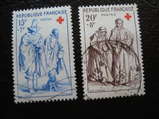 Frankreich - Briefmarke Yvert Und Tellier N° 1140 1141 Gestempelt (A15) French