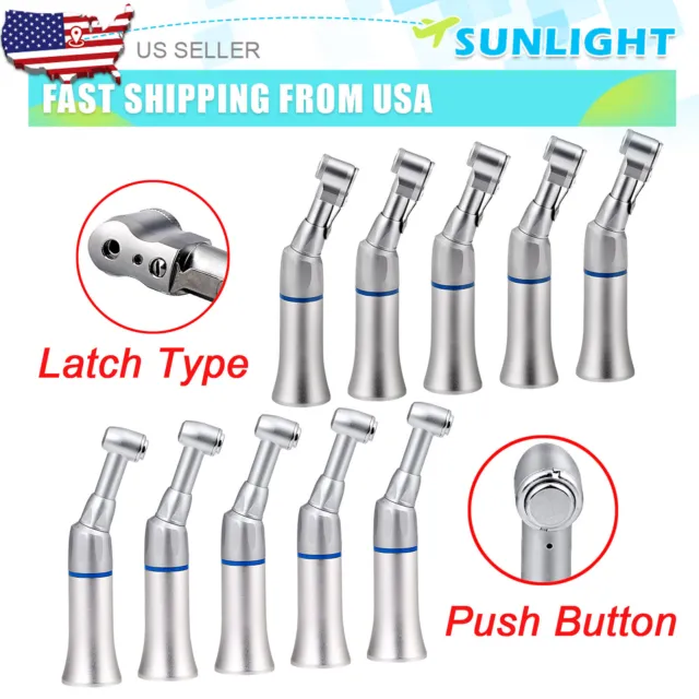 Dental Slow Low Speed Handpiece E-type Push Button/ Latch Contra-Angle NSK Style