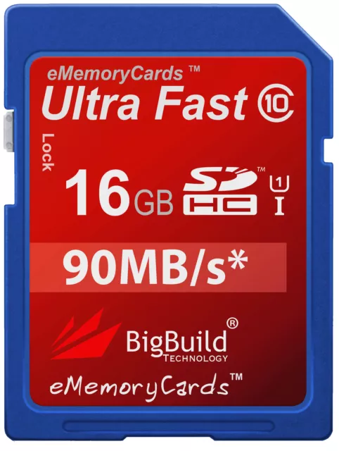 16GB Memory card for Fuji Film FinePix S4200 Camera | Class 10 SD SDHC New