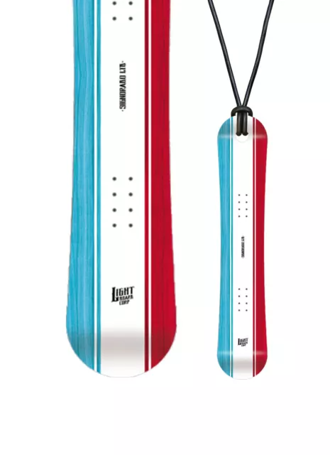 Miniboard LIGHT Signature 12/13 NEW Snowboard als Halskette Geschenkidee MBX_13