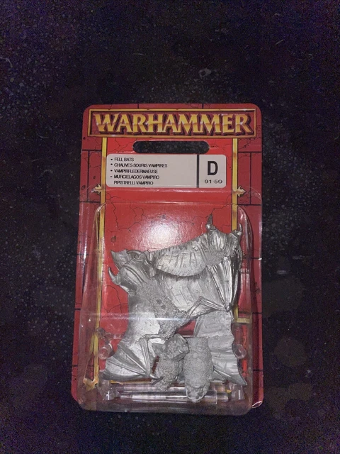 R3 Warhammer Fantasy Citadel Miniatures Blister New Fell Bats Bald Vampires