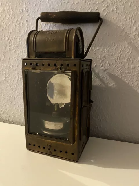 Zugführer Lampe DB Deutsche Bahn 1957 Osmeka Karbit 6840