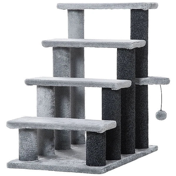 Hundeschritte für Bett 4 Stufen Haustier Treppe für Sofa HundKatzeKletterleiter