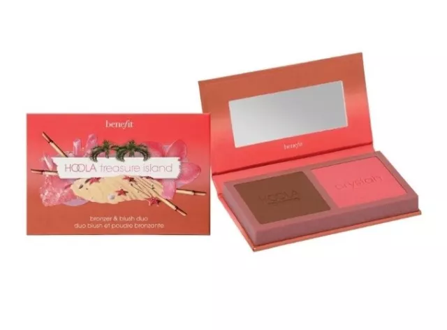 Benefit Cosmetics Hoola Toasted & Crystah Bronzer & Blush Set - Treasure Island