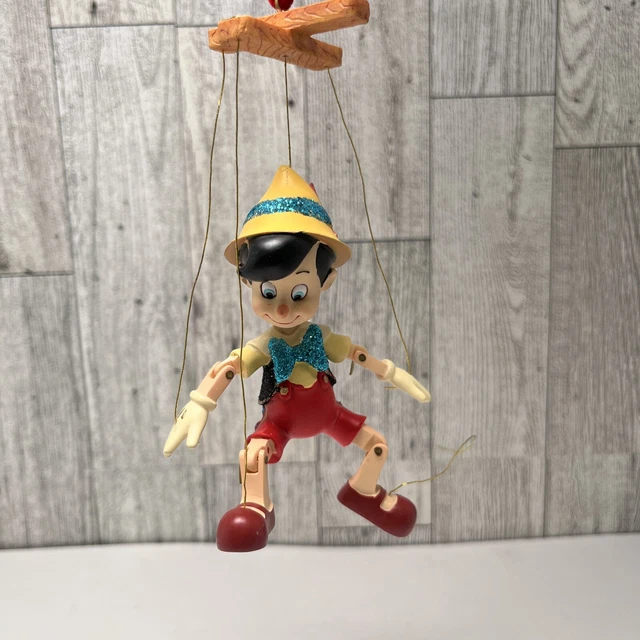 DISNEY STORE 2007 Sketchbook Pinocchio Articulated Puppet Ornament ...