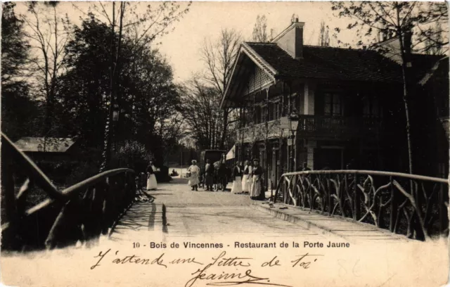CPA Bois de Vincennes - Restaurant de la Porte Jaune (259975)