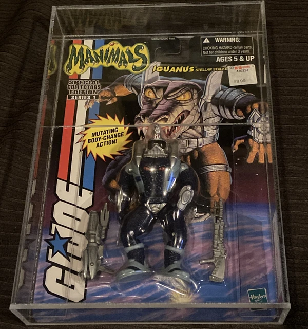 RARE 2000 Series 1 Gijoe Manimals IGUANUS KB Toys Exclusive Sealed MOC APG 80