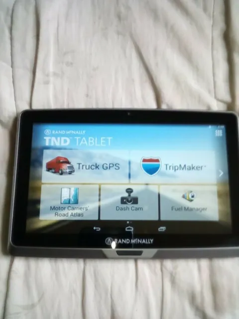 Rand McNally TND Tablet 70 commercial  Truck GPS "works great"