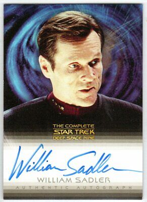 Star Trek The Complete Deep Space Nine A8 William Sadler As Sloan Autograph