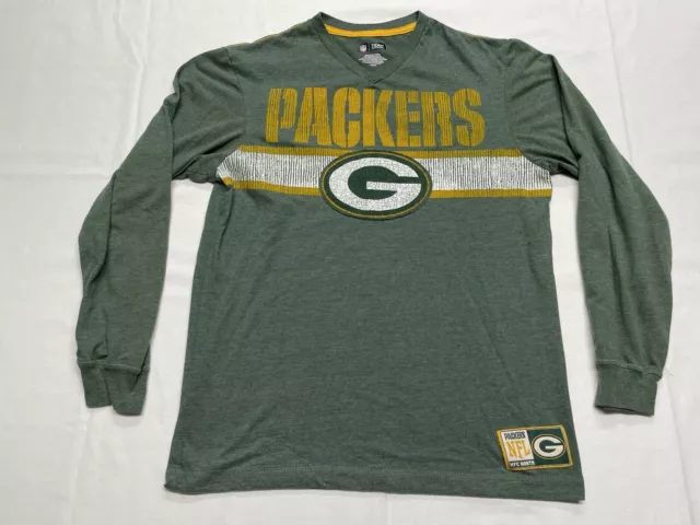 Green Bay Packers NFL Team Apparel Long Sleeve Shirt Size Medium