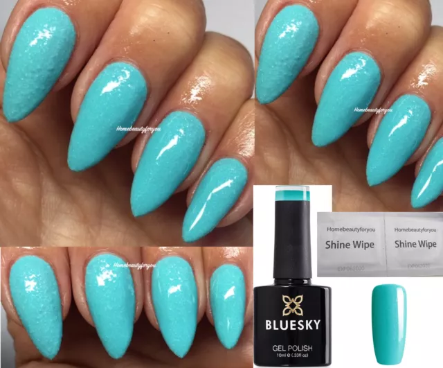 Bluesky Nail Gel Polish Green Aqua Frozen Palace 63907 Uv Led Soak Off