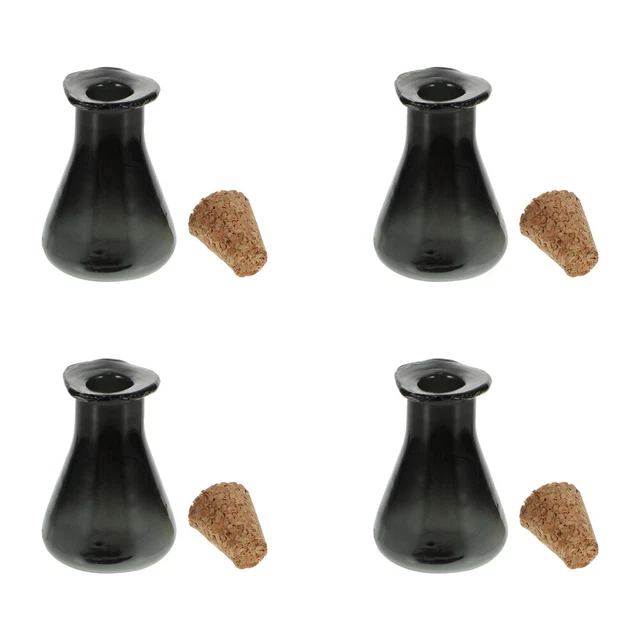 Mini-Glasflaschen, die Flaschen wünschen DIY, die Flaschen mit Korkstopfen