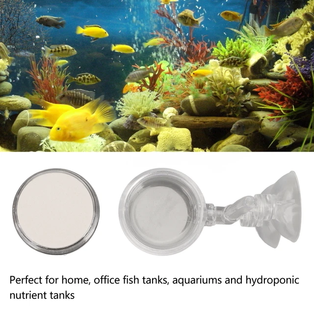 Aquarium Bubble Stone Diffuser Low Pressure Transparent Glass Fish Tank Oxyg Gev