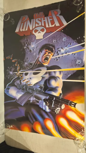 Vintage 1985 The Punisher Marvel COMICS #1875 Poster 22x32”