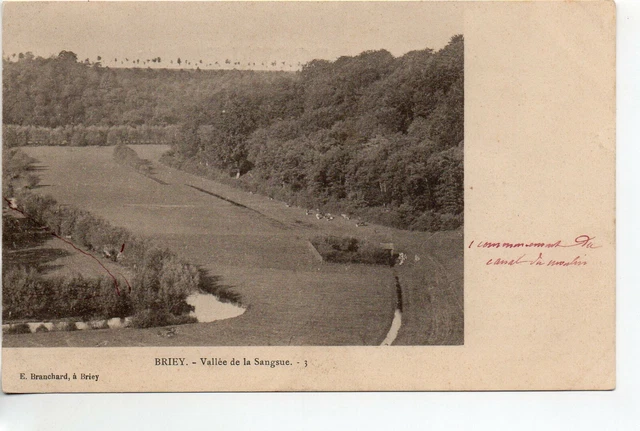 BRIEY - Meurthe et Moselle - CPA 54 - vue sur la vallée de la Sangsue 3