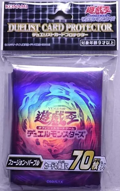 Yugioh! OCG Fusion Purple Duelist Card Sleeve Protector 70pcs