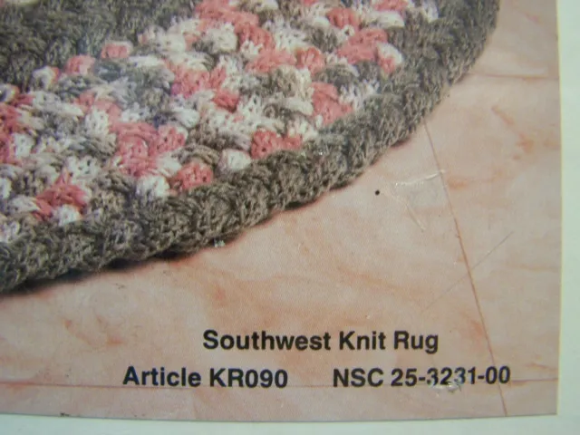Kit de alfombra kited de artesanía nacional de hilados - NISB 6