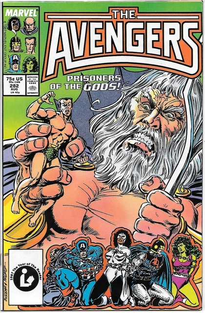 The Avengers Comic Book #282 Marvel Comics 1987 VERY FINE+ NEW UNREAD