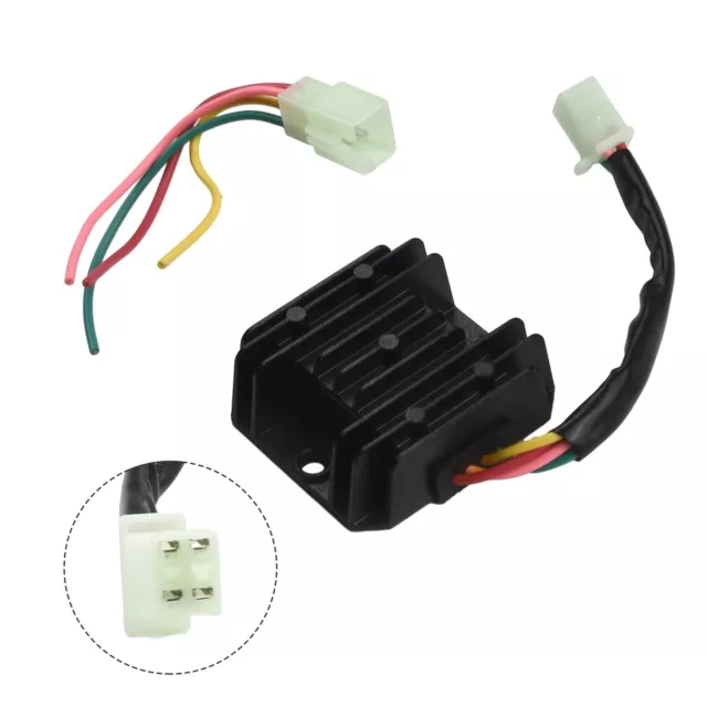 Universal 12V Voltage Regulator Rectifier for Motorcycles Scooters ATVs Boats