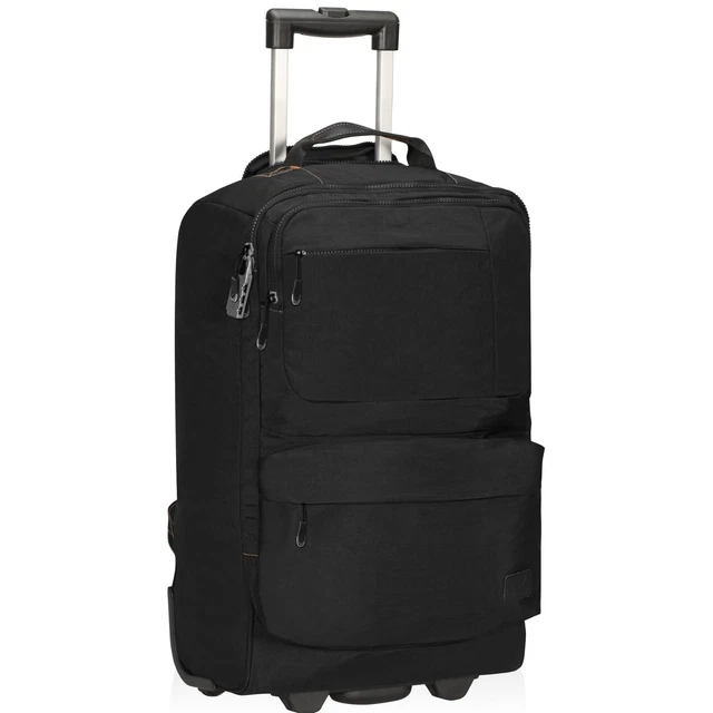 BLACK HYNES EAGLE 20 Inch Roller Board Rollaboard Backpack 35L Carry on