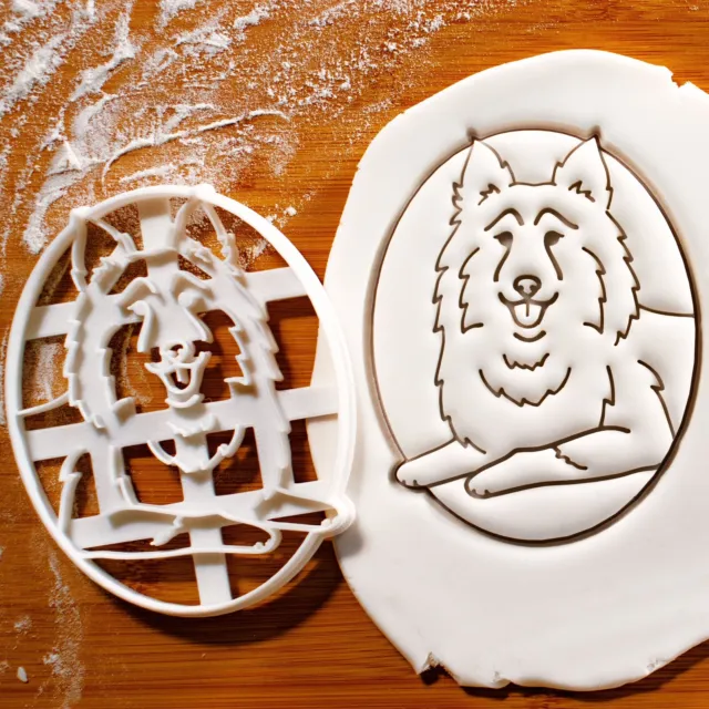 Shetland Sheepdog Portrait cookie cutter - Bake cute Sheltie herding dog treats