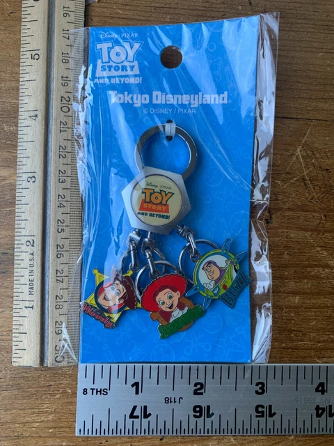 Tokyo Disneyland Exclusive Toy Story and Beyond Buzz Woody Jessie Keychain