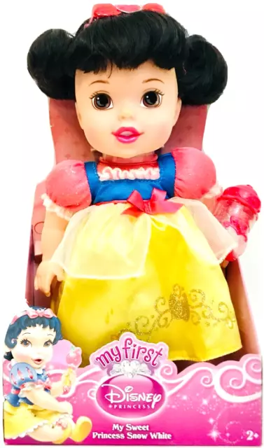 Jakks Pacific My First Disney Sweet Princess Snow White 11.5" Baby Doll Age 2 Up