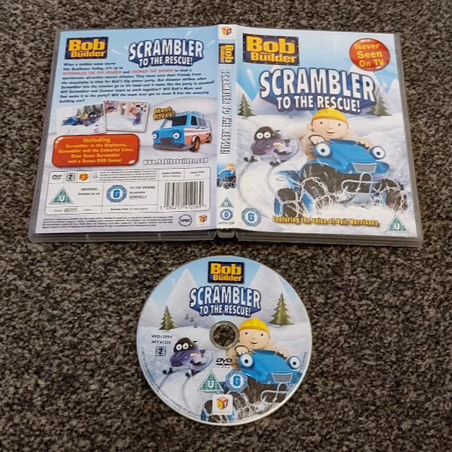 Scrambler Rescue BOB THE BUILDER Scrambler To The Rescue Neil Morrisey Kids Children Pal ...