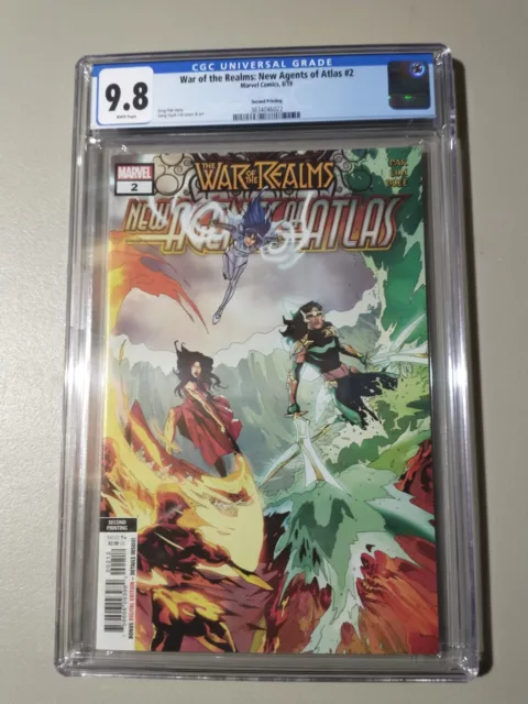 War of the Realms: New Agents of Atlas #2 CGC 9.8 (Marvel 2019) Second Printing