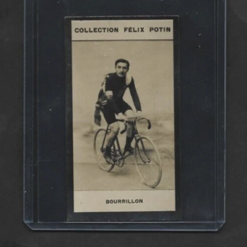 1900 Cycling PAUL BOURRILLON French Tobacco Card 1896 Sprint World Champion