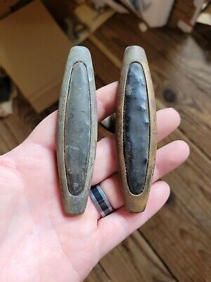 pair of early antique car handles