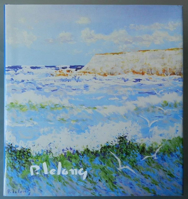 PIERRE LELONG - Marine- Bord De Mer- Huile sur toile 24x20 cms EUR 150,00 - FR