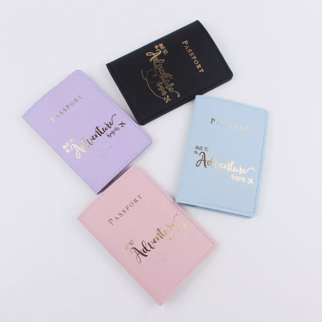 Passport Cover Holder Wallet Case Protector Travel Accessories Sleeve PU Leather