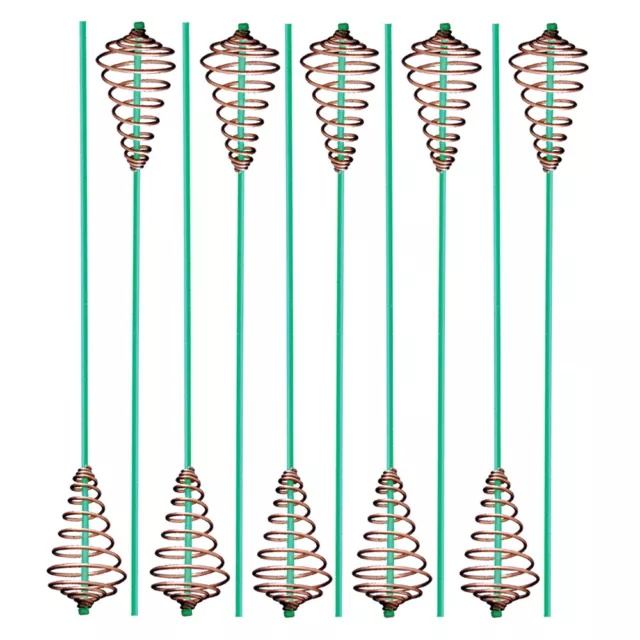 10 x FEEDER FUTTERSPIRALE OHNE BLEI, WEITWURF FUTTERKORB MIT ANTI-TANGLE TUBE