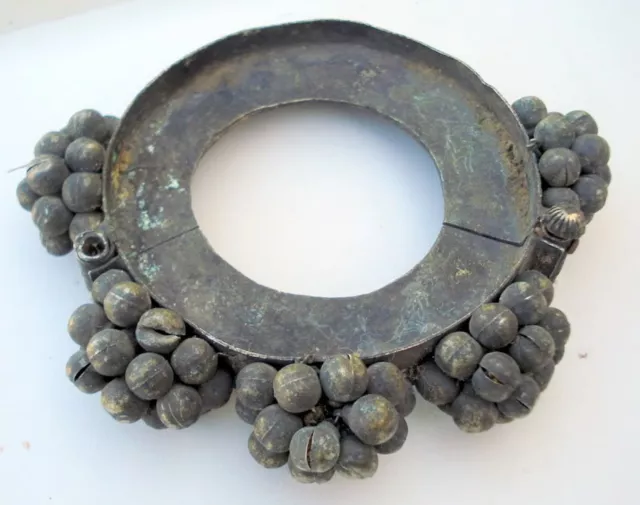 Rare Ancient Antique Tribal Old Metal Gajre Bracelet
