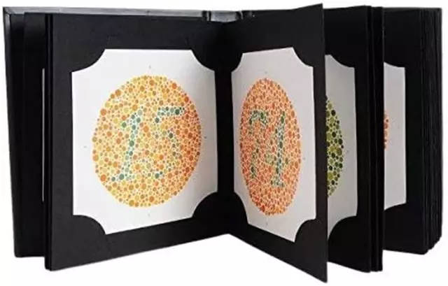Ishihara Test Chart Books for Color Deficiency 38 Plates with User Manual and On