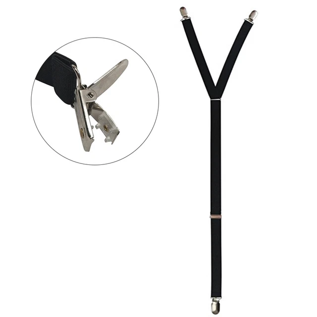 Taope GD LUCK Giarrettiera Camicie Uomo Regolabile Bretelle Camicia Elastica Reggicalze Y-Stile