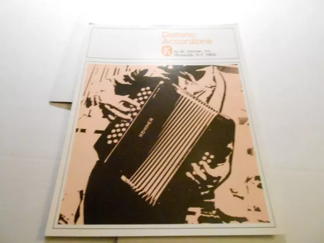 1960s MUSICAL INSTRUMENT CATALOG (M7696) DIATONIC ACCORDIONS by HOHNER