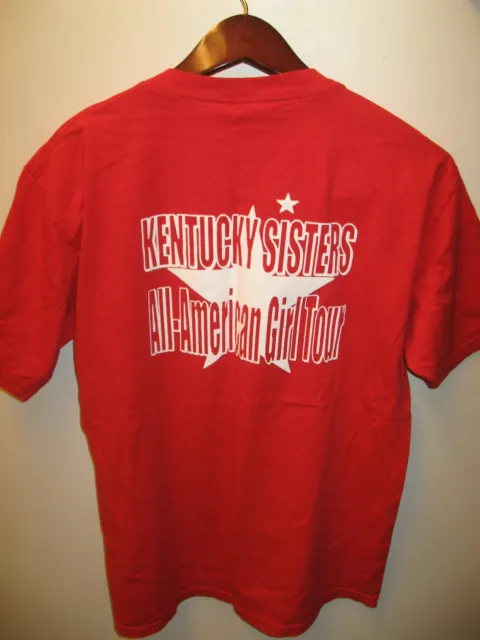 Kentucky Sisters 2003 The All American Girl Tour concert musique country T-shirt L 3