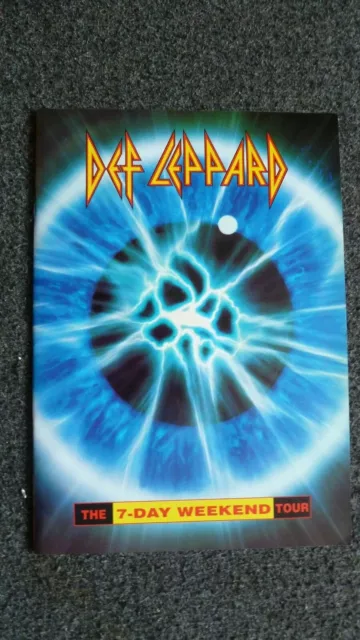 DEF LEPPARD "The 7-Day Weekend Tour" Programme.