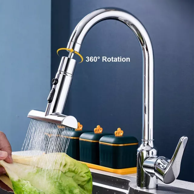 Estensore rubinetto girevole adatto a diverse esigenze con pulsante a tre modali