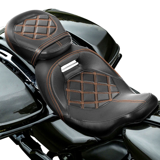 For Harley Touring CVO Road Street Glide 2009-2024 Driver Passenger Pillion Seat