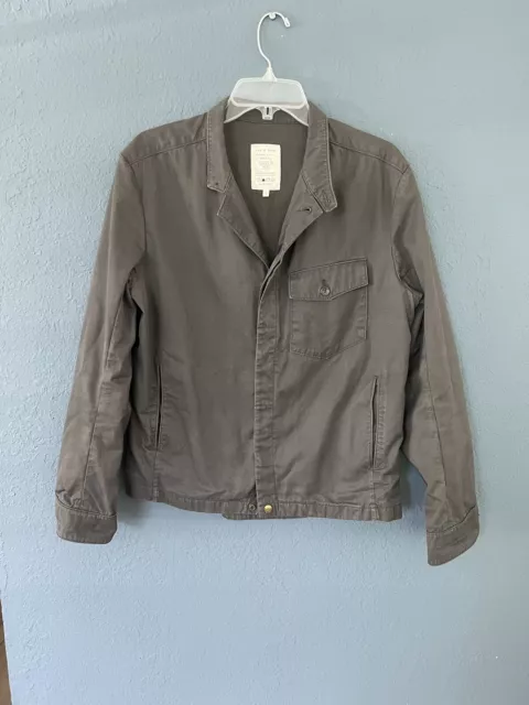 Rag&Bone Shirt Jacket Hendon Dark Gray Size S Cotton
