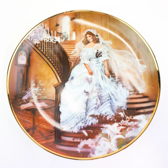 CAROLINE PORTRAITS OF American Brides 1986 Collector Plate by Rob