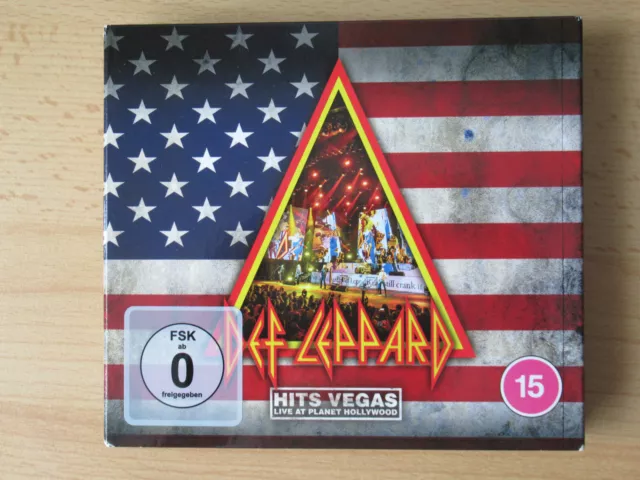 Def Leppard - Hits Vegas (Live At Planet Hollywood) 2 CDs + Blu-Ray Live NEU